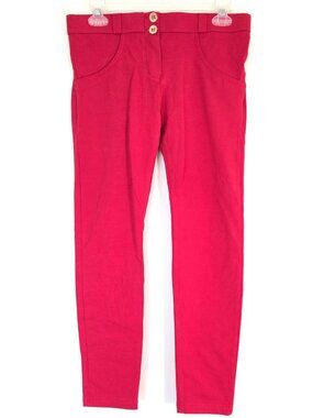 Freddy WR.UP Women's Pants Size M US 6 Red Push Up Skinny Shaping